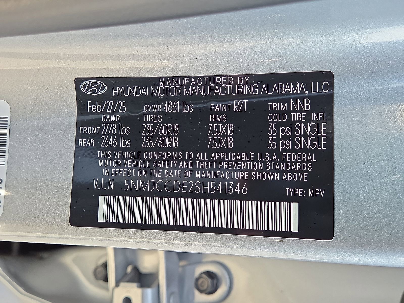 Used 2025 Hyundai Tucson SEL AWD/4WD image 27