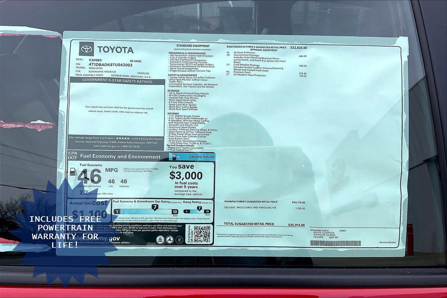 New 2026 Toyota Camry SE AWD/4WD image 18