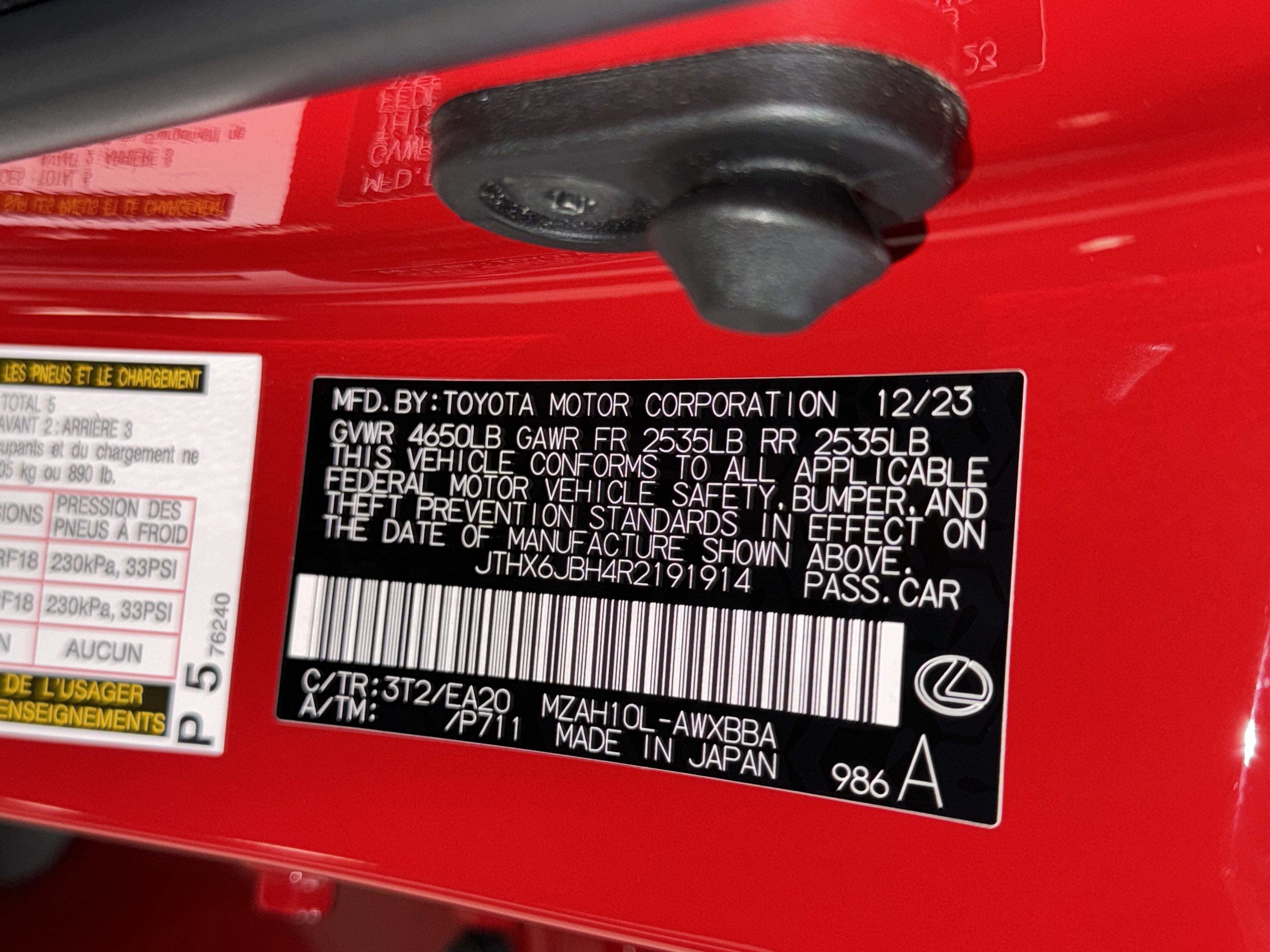 Used 2024 Lexus UX 250h FWD image 37