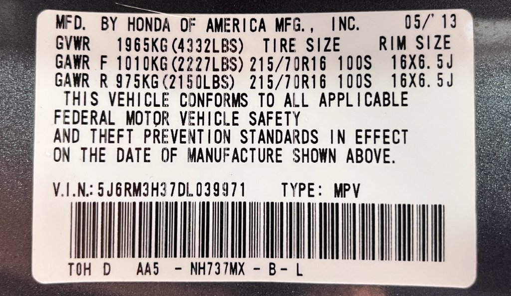 Used 2013 Honda CR-V LX image 30
