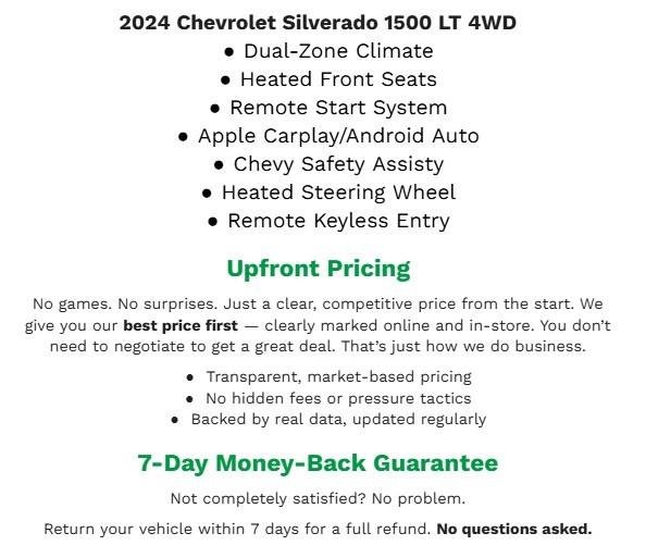 Used 2024 Chevrolet Silverado 1500 LT image 2