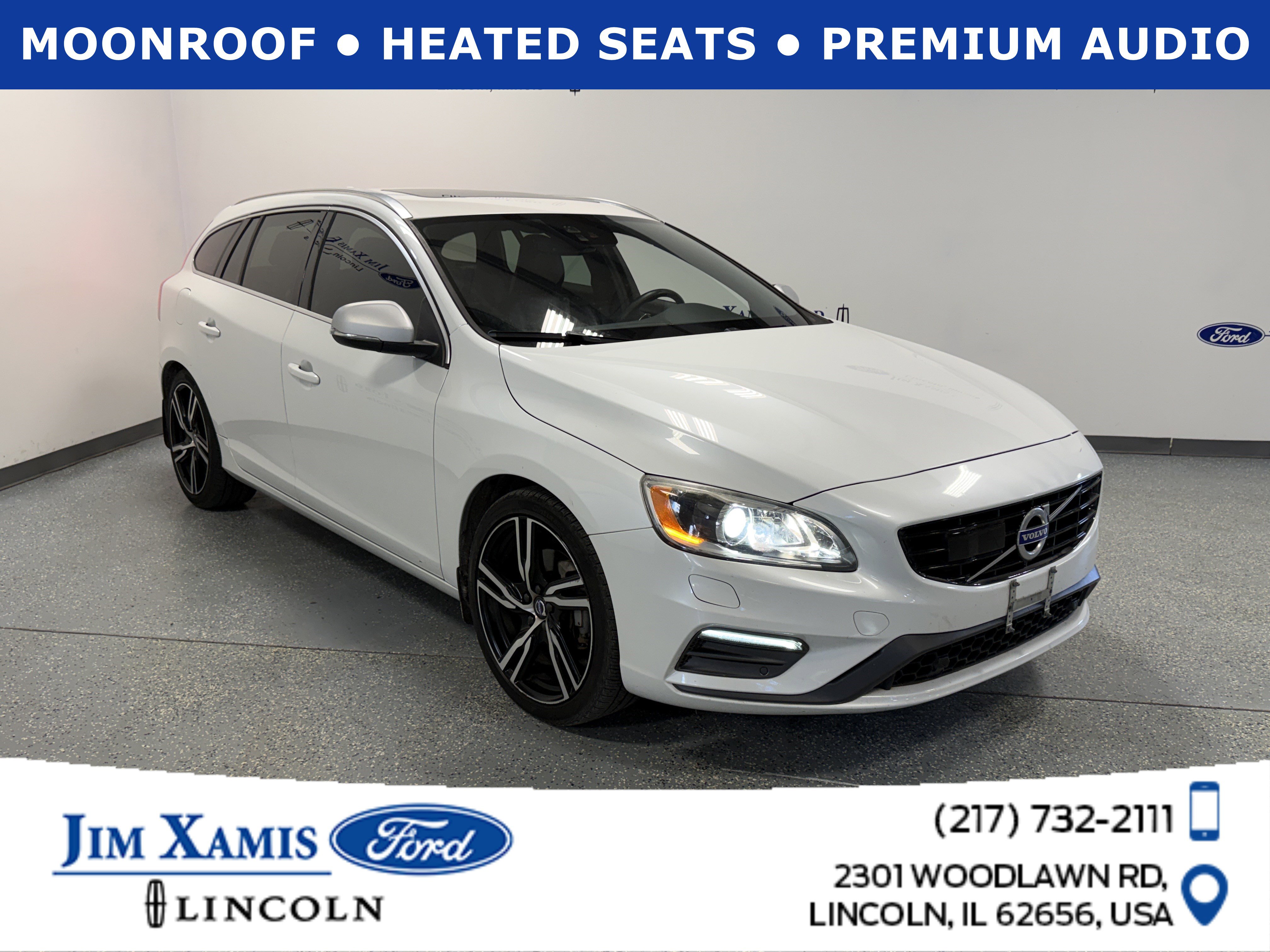 Used 2017 Volvo V60 T6 R-Design Platinum w/ Climate Package image 1
