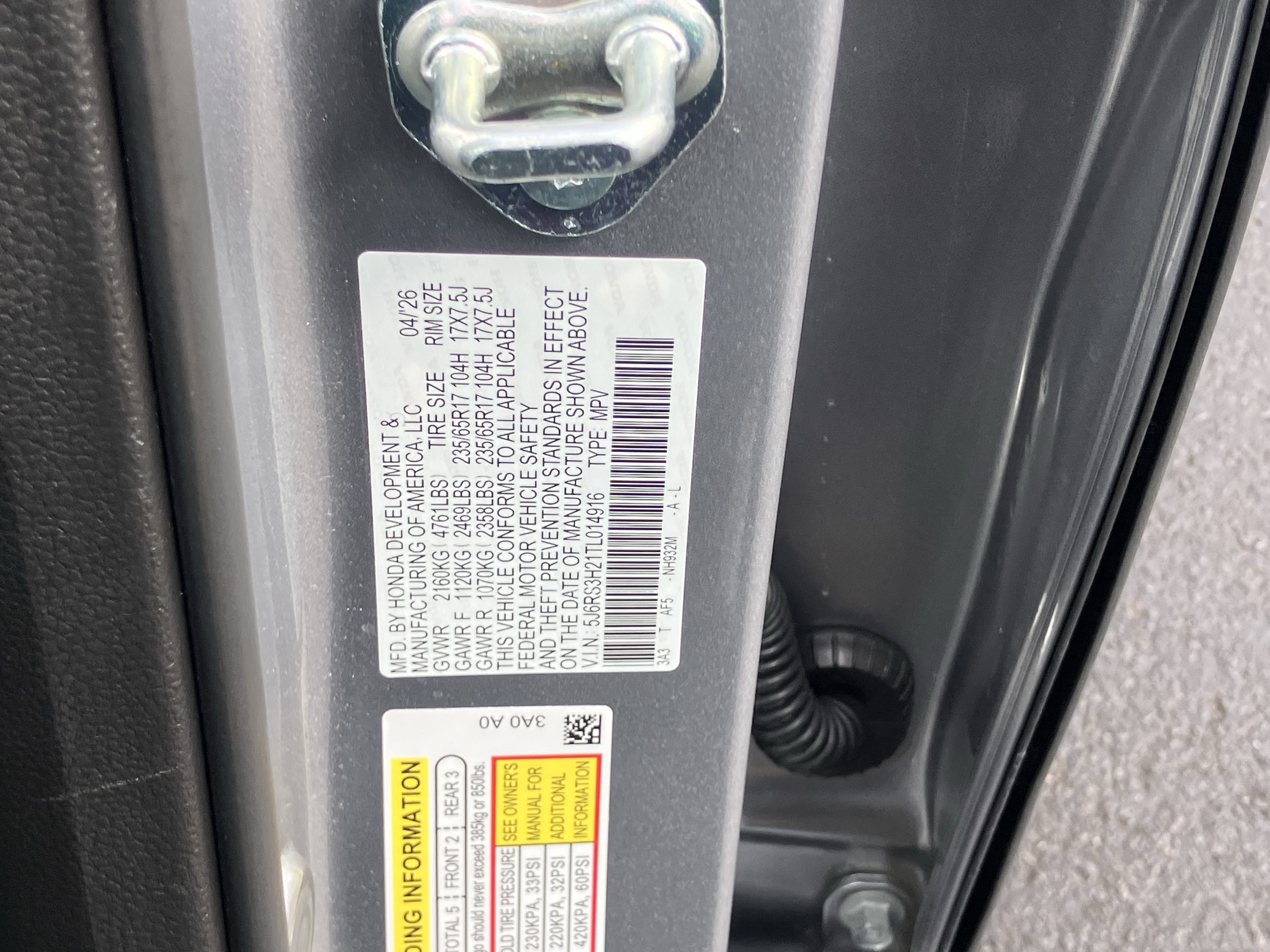 Certified 2026 Honda CR-V LX image 31