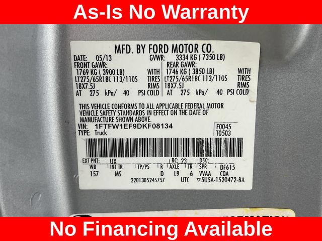 Used 2013 Ford F150 XLT w/ Luxury Equipment Group AWD/4WD image 27