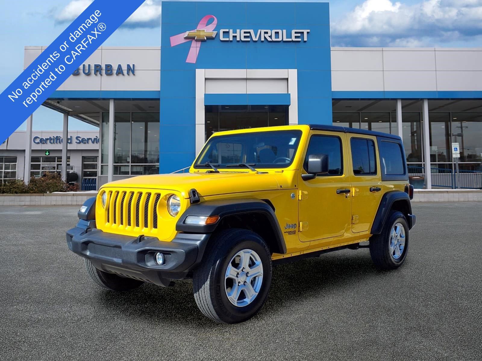 Used 2019 Jeep Wrangler Unlimited Sport S AWD/4WD image 1