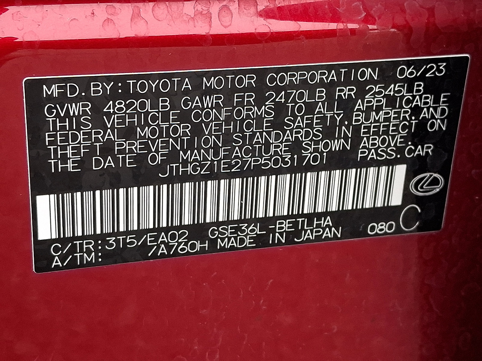 Used 2023 Lexus IS 350 F Sport w/ Memory Package image 30