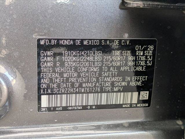 New 2026 Honda HR-V LX image 18