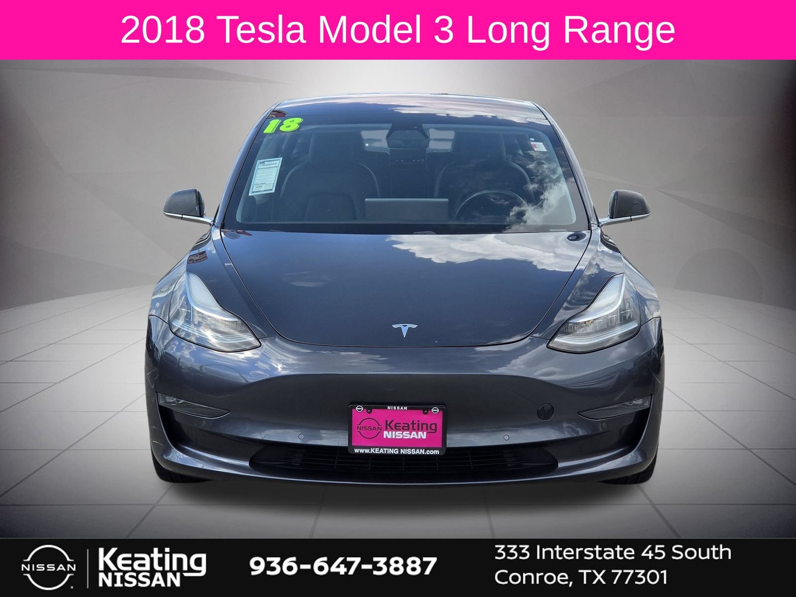 Used 2018 Tesla Model 3 Long Range AWD/4WD image 2
