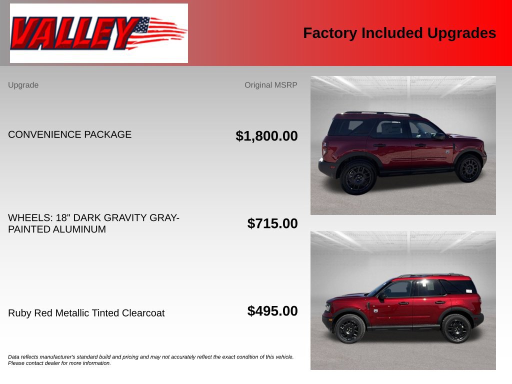 New 2026 Ford Bronco Sport Big Bend w/ Convenience Package AWD/4WD image 4