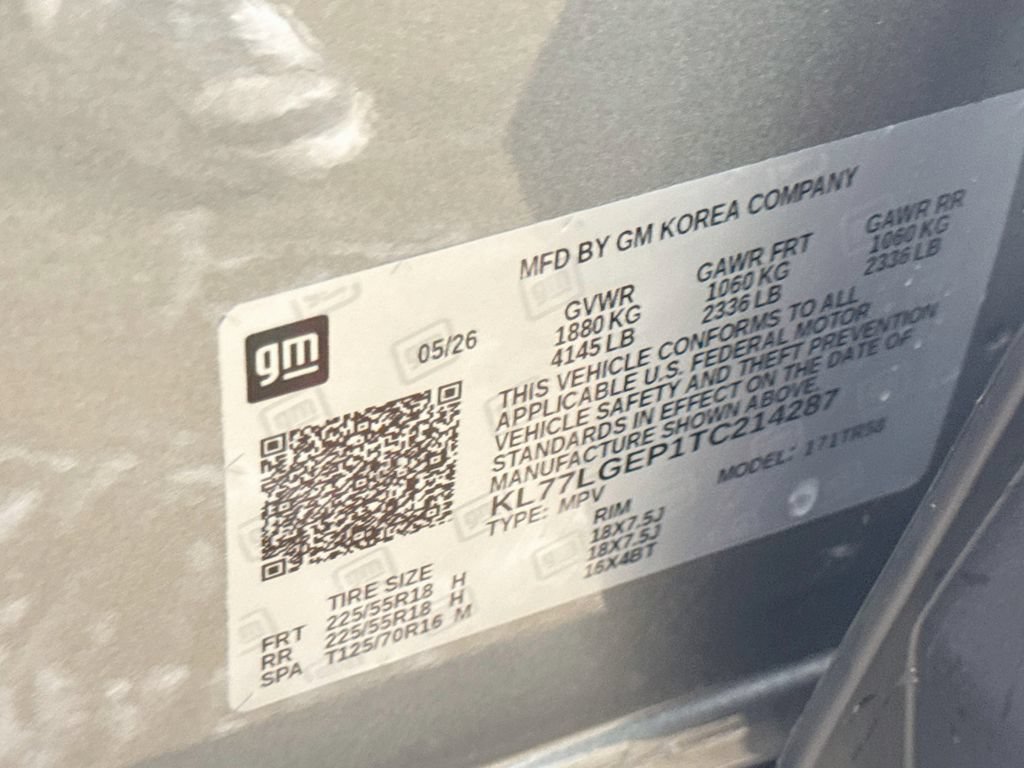 New 2026 Chevrolet Trax RS w/ Sunroof Package FWD image 31