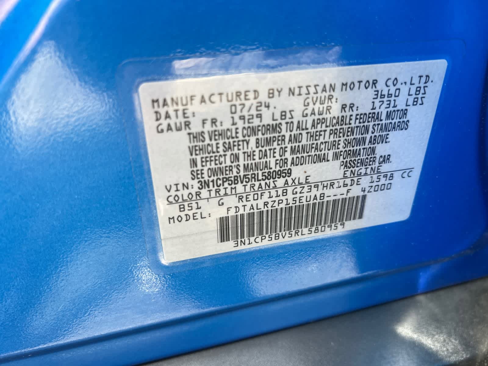 Certified 2024 Nissan Kicks S image 13