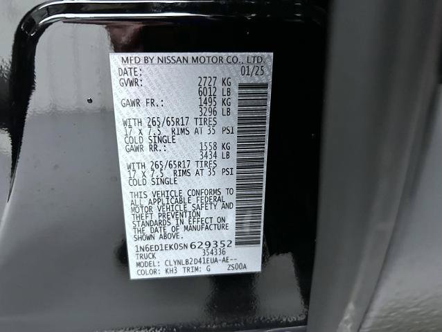 Certified 2025 Nissan Frontier SV AWD/4WD image 25