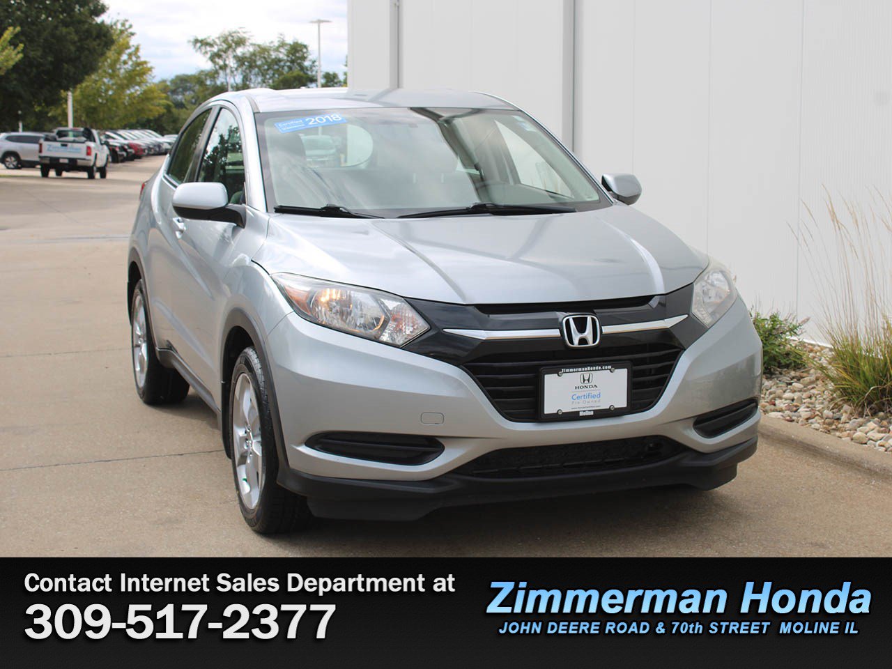 Certified 2018 Honda HR-V LX image 3