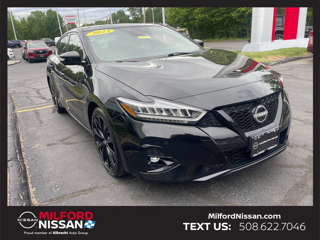 Certified 2023 Nissan Maxima SR w/ Sport Mat Group FWD image 8
