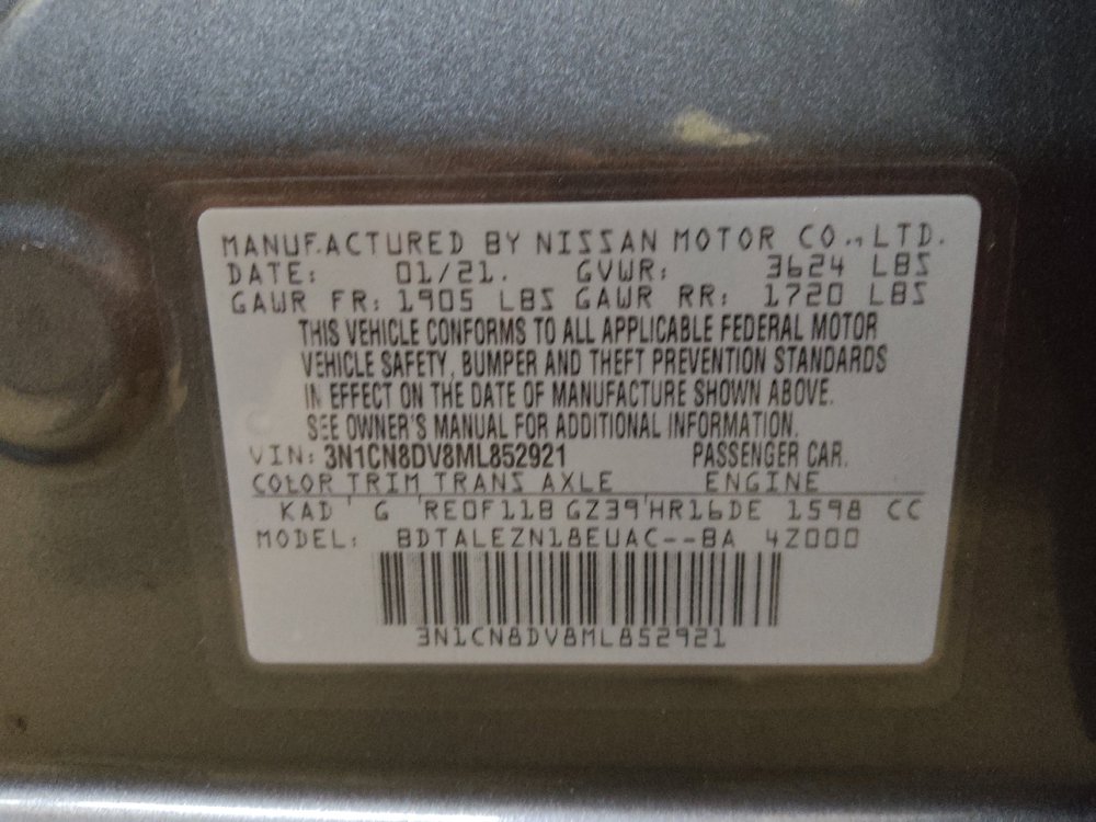 Used 2021 Nissan Versa S image 33