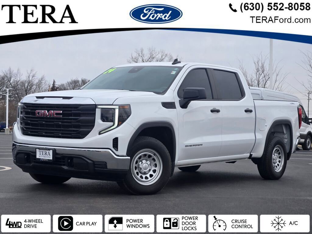 Used 2024 GMC Sierra 1500 Pro w/ Pro Value Package AWD/4WD image 1