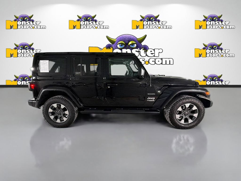 Used 2021 Jeep Wrangler Unlimited Sahara w/ Uconnect 4C Nav & Sound Group AWD/4WD image 4