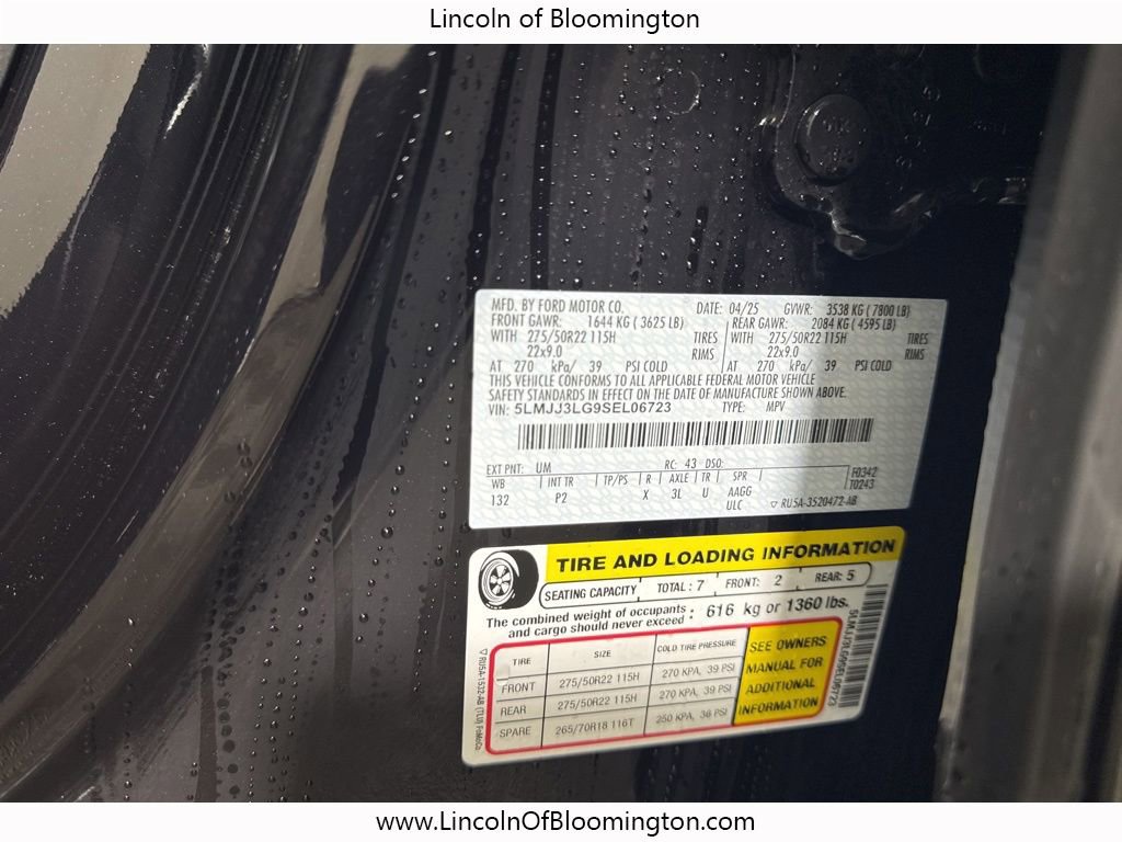 New 2025 Lincoln Navigator L Reserve w/ Jet Appearance Package image 59