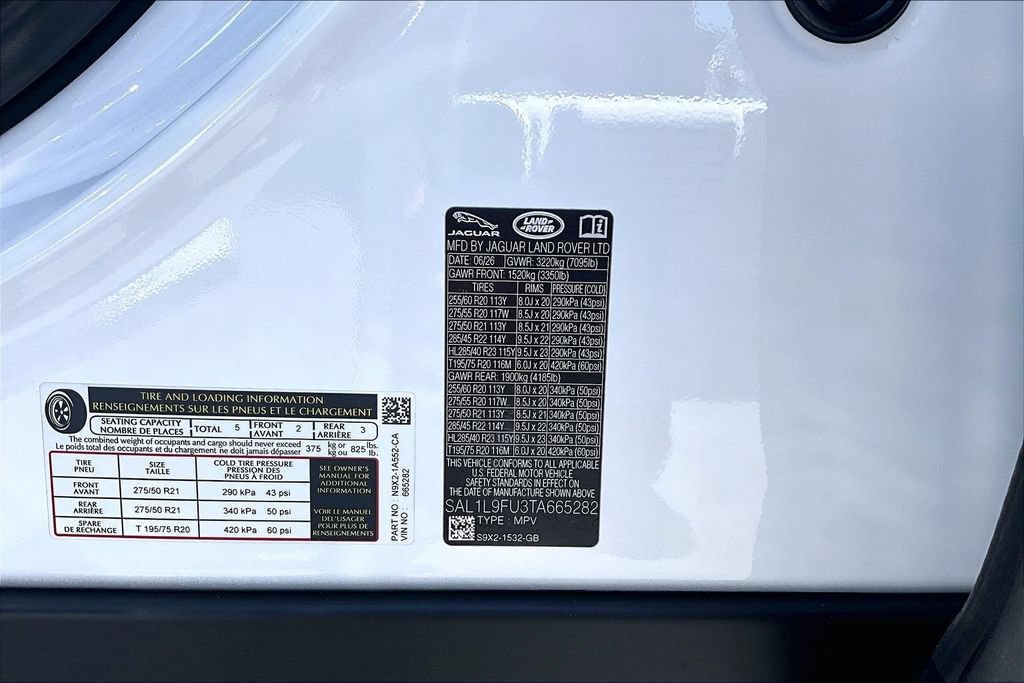 New 2026 Land Rover Range Rover Sport Dynamic SE AWD/4WD image 8