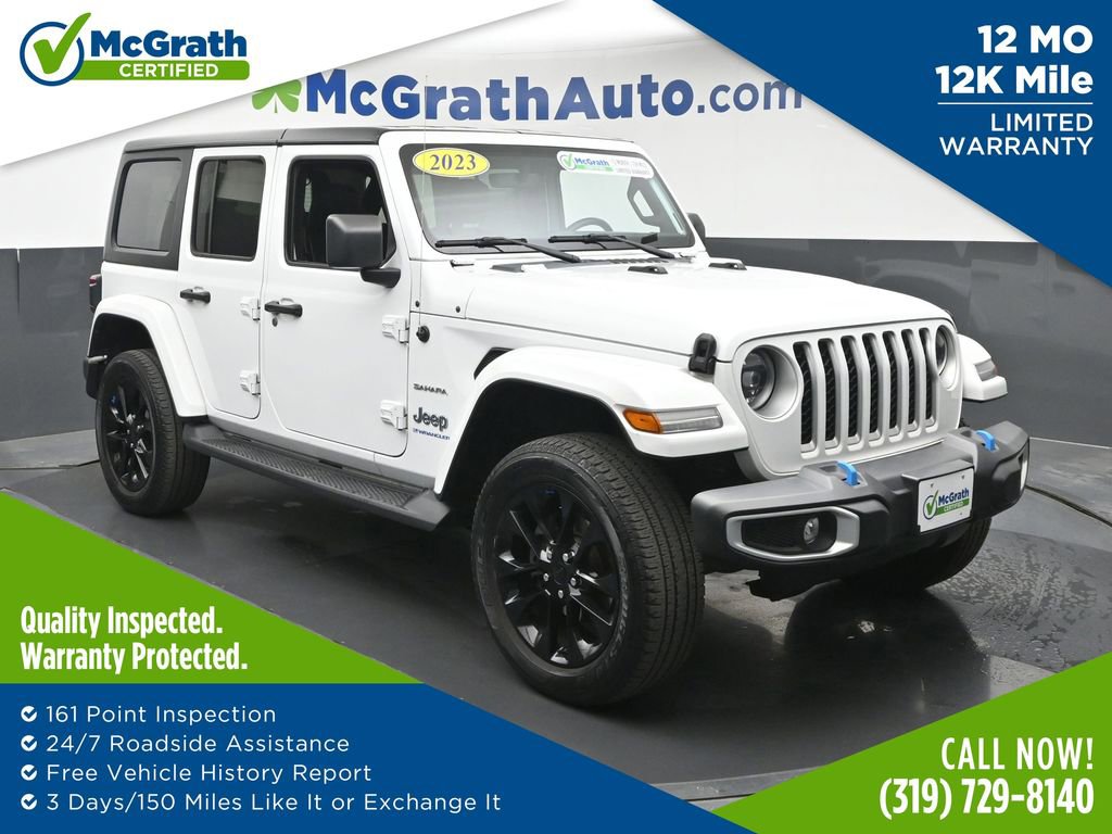 Used 2023 Jeep Wrangler Unlimited Sahara w/ Cold Weather Group