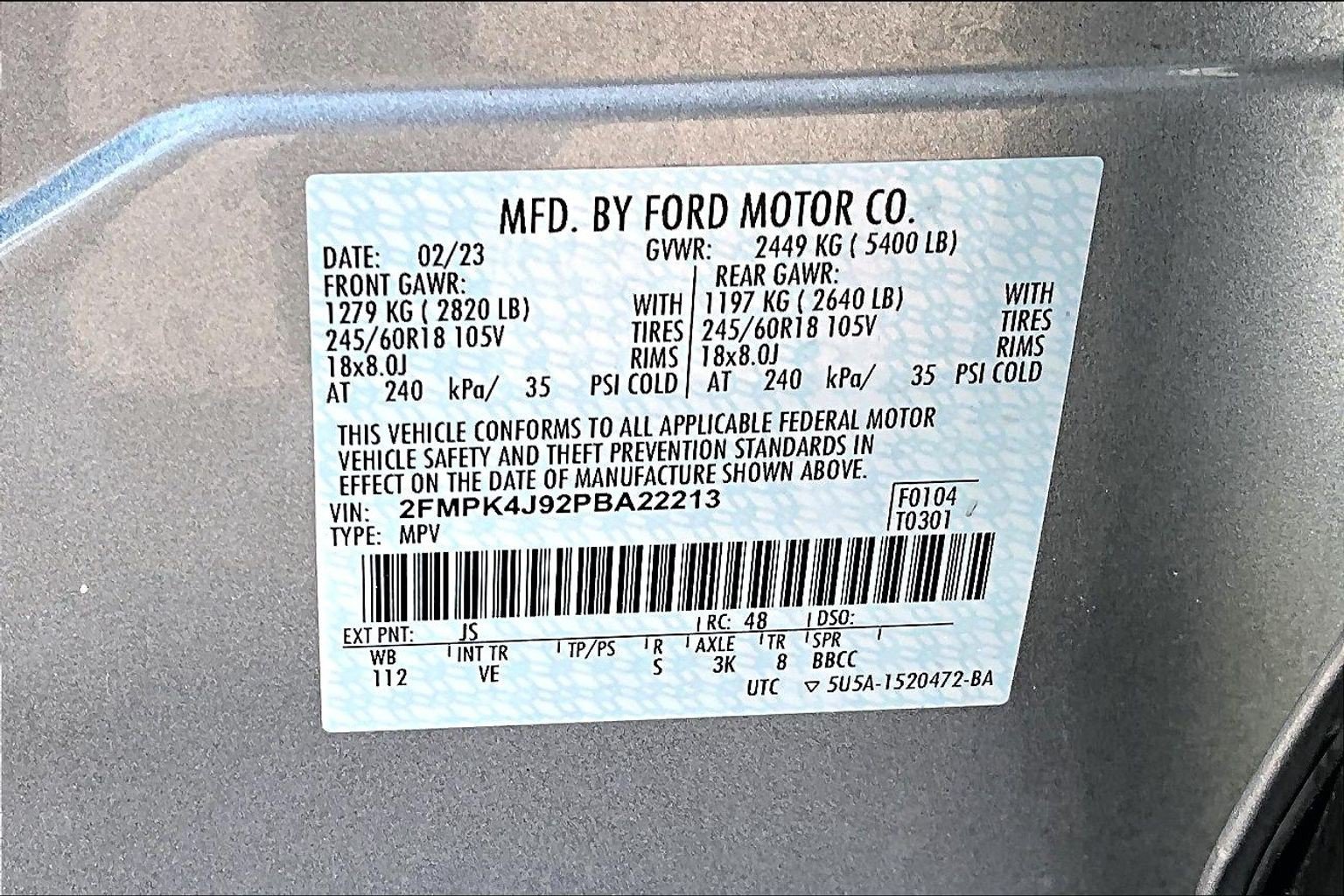 Used 2023 Ford Edge SEL w/ Convenience Package AWD/4WD image 36