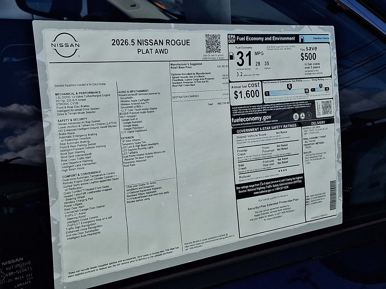 New 2026 Nissan Rogue Platinum AWD/4WD image 7