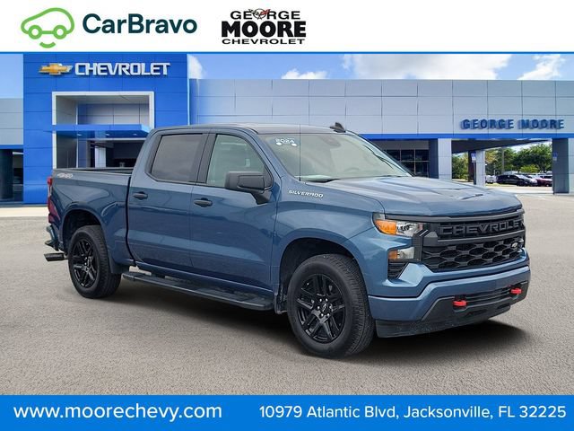 Certified 2024 Chevrolet Silverado 1500 Custom AWD/4WD image 1