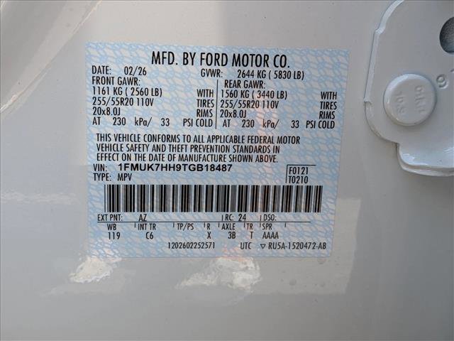 New 2026 Ford Explorer Platinum RWD image 17