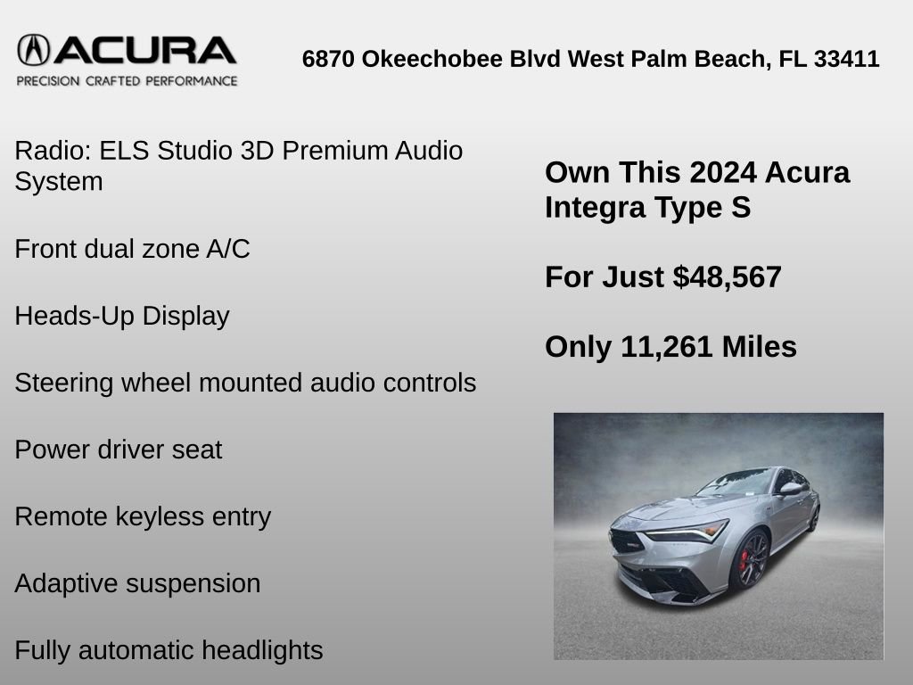 Used 2024 Acura Integra Type S FWD image 6