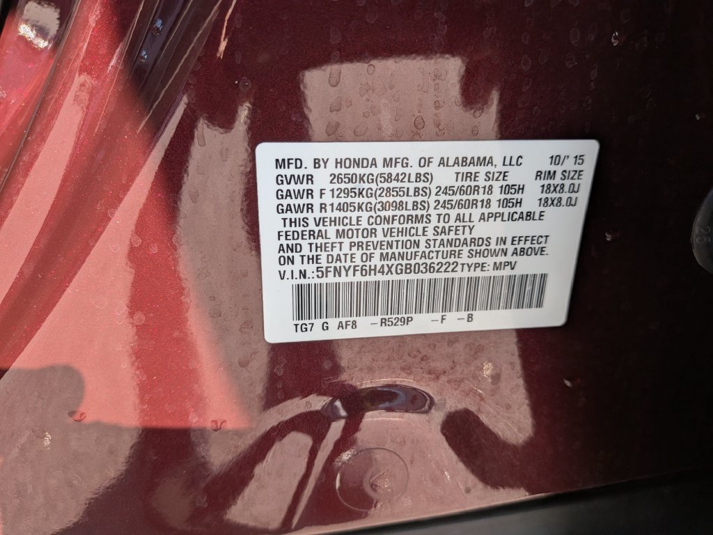 Used 2016 Honda Pilot EX image 30