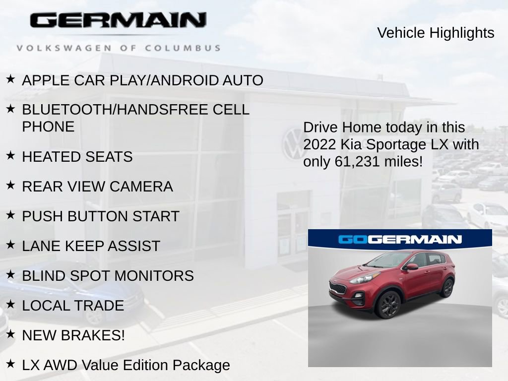 Used 2022 Kia Sportage LX w/ LX AWD Value Edition Package image 6