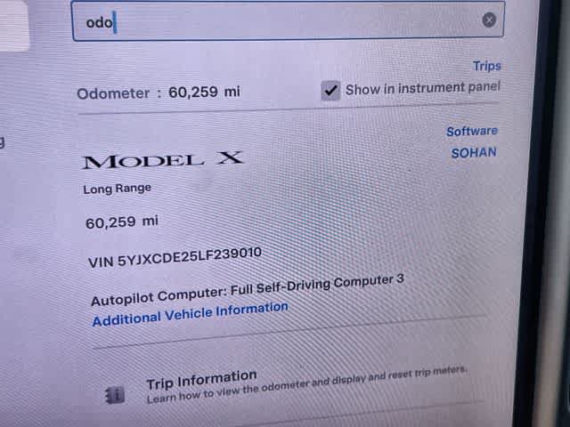 Used 2020 Tesla Model X Long Range AWD/4WD image 19
