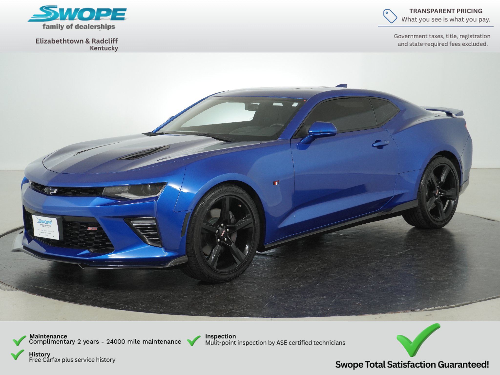 Used 2016 Chevrolet Camaro SS RWD image 7
