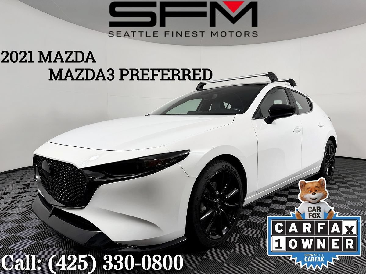 Used 2021 MAZDA MAZDA3 s AWD/4WD image 1