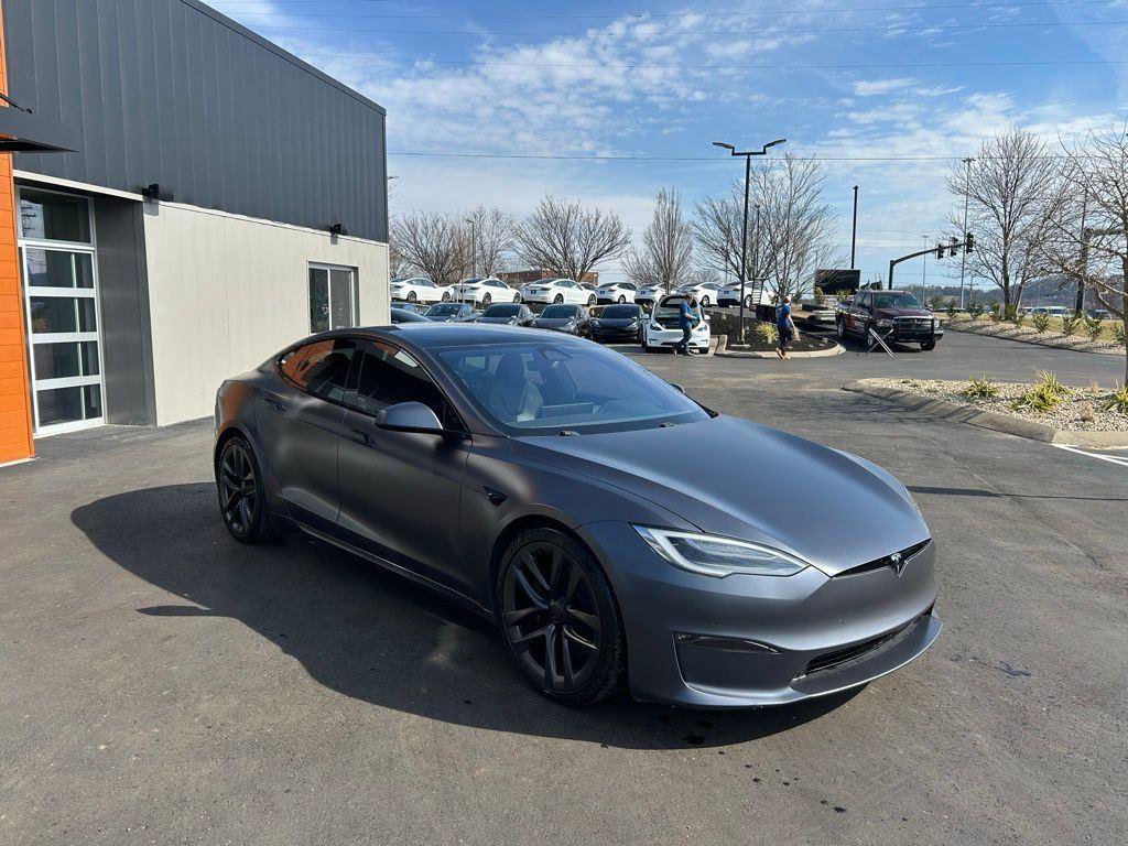 Used 2021 Tesla Model S Plaid AWD/4WD image 3