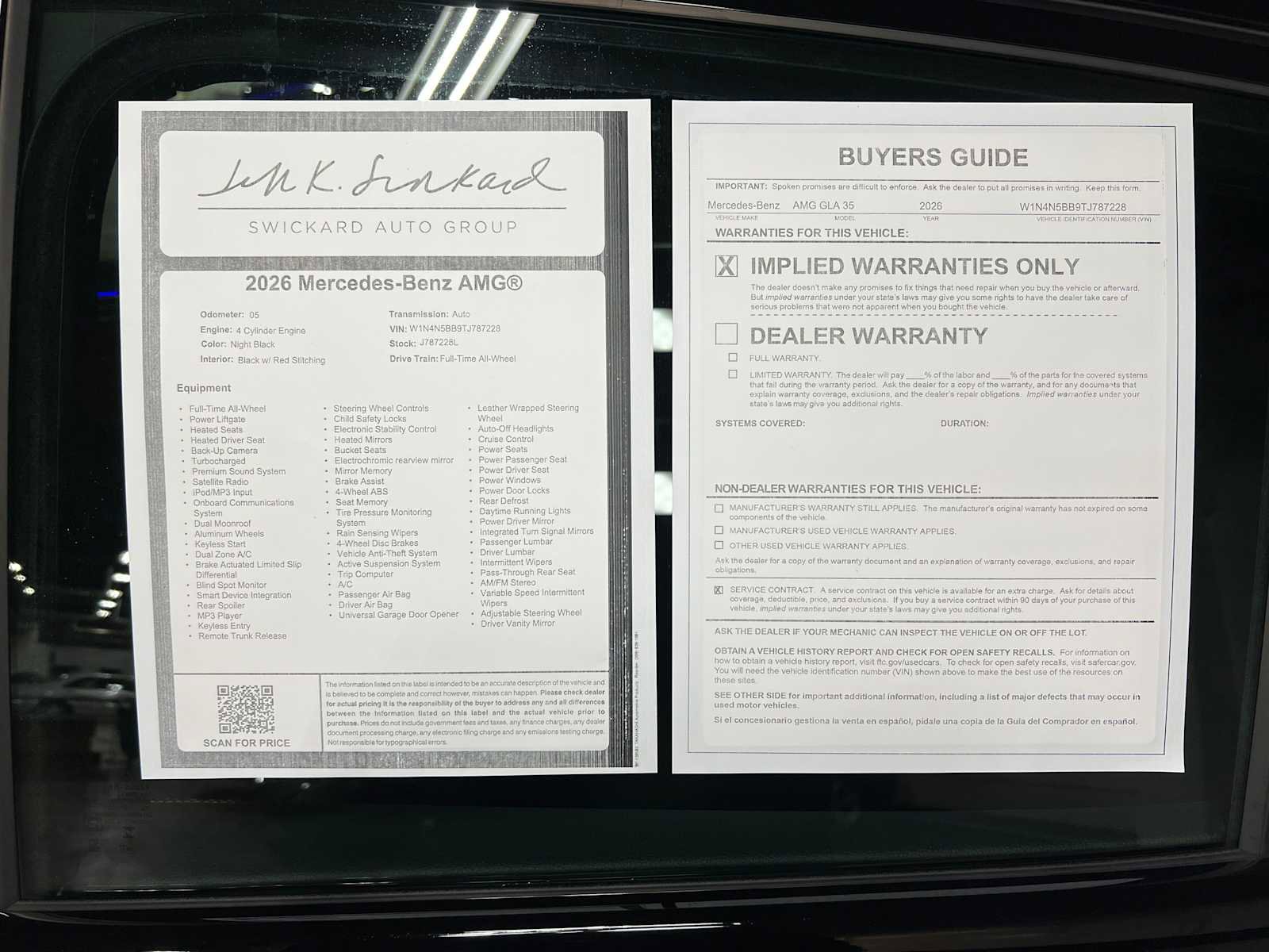 Certified 2026 Mercedes-Benz GLA 35 AMG 4MATIC image 39