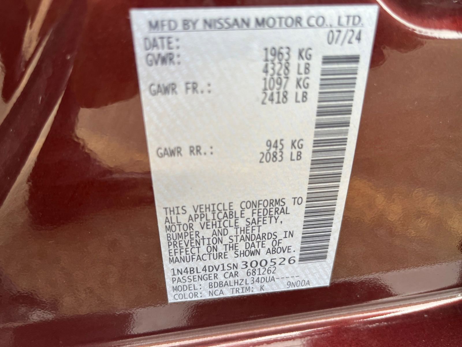 Used 2025 Nissan Altima 2.5 SV image 34