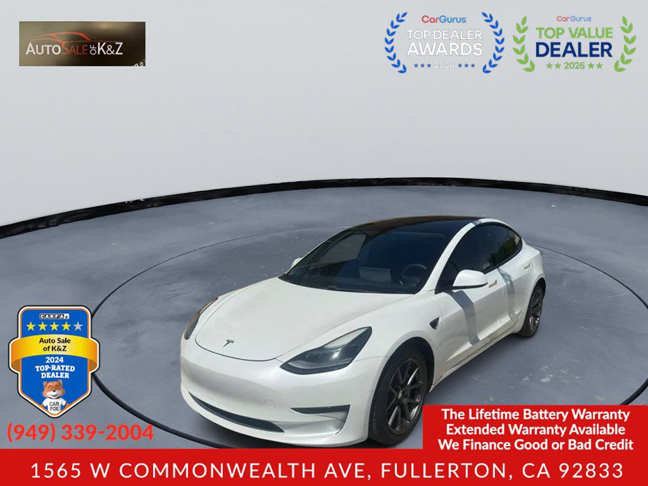 Used 2021 Tesla Model 3 Standard Range Plus