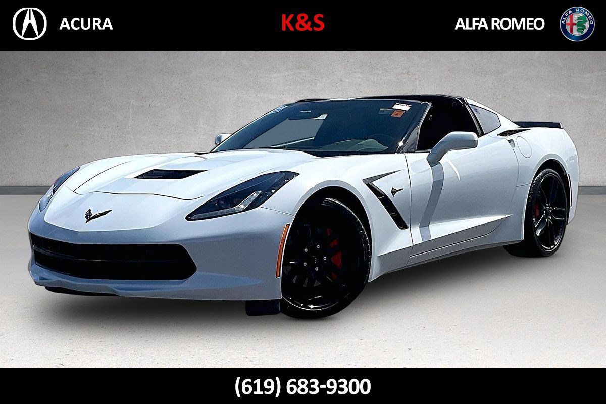 Used 2019 Chevrolet Corvette Stingray Coupe w/ Carbon Flash Badge Package