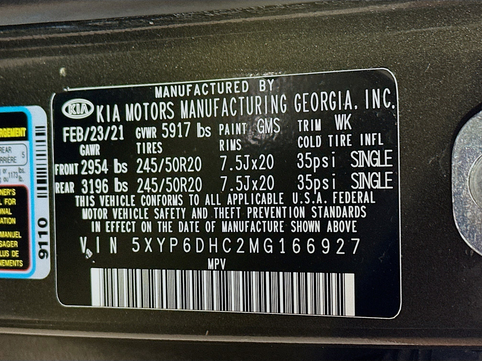 Used 2021 Kia Telluride S image 33