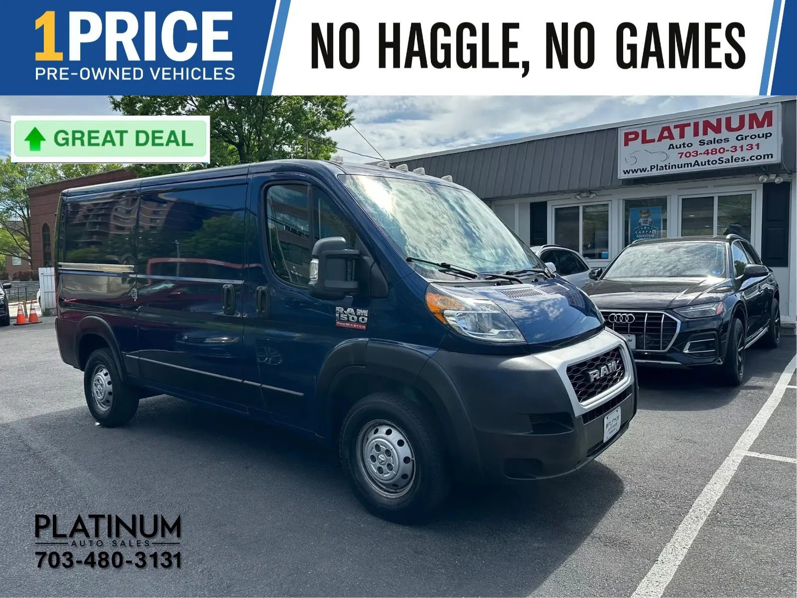 Used 2020 RAM ProMaster 1500 w/ Interior Convenience Group FWD image 1