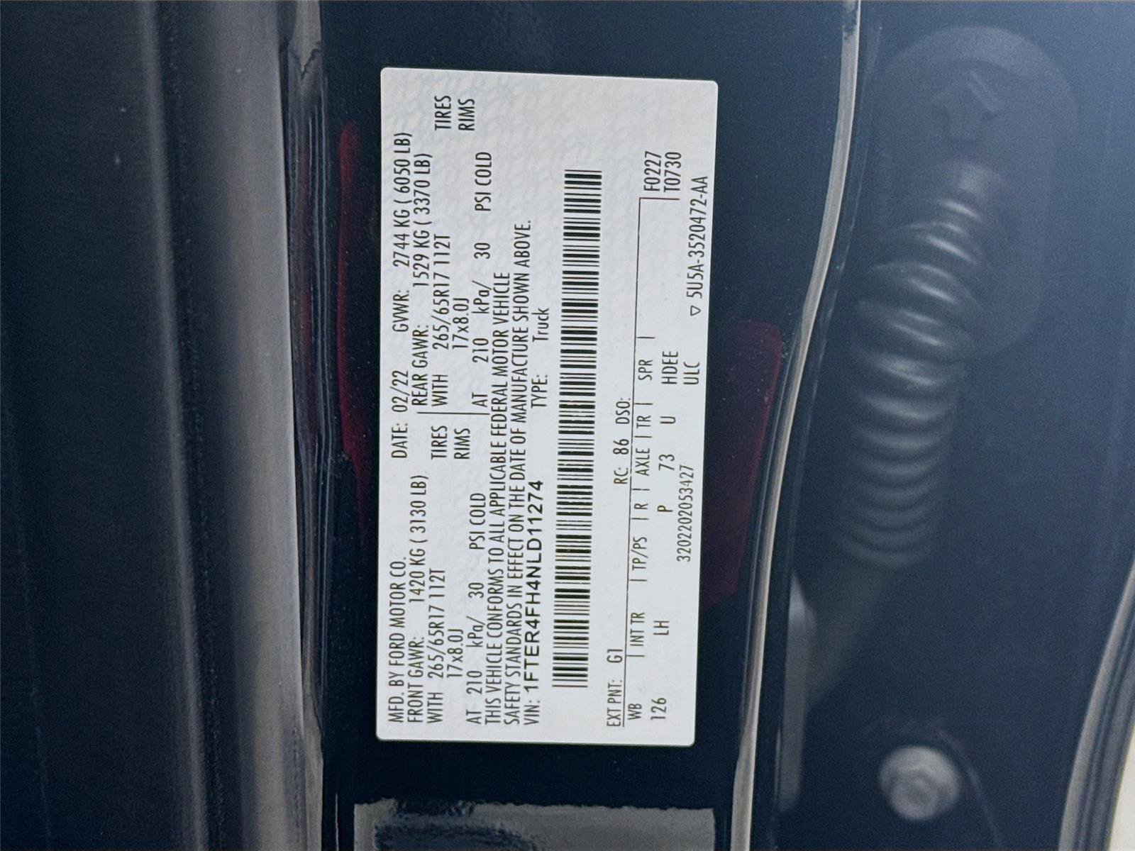 Used 2022 Ford Ranger XLT w/ Equipment Group 302A High AWD/4WD image 28