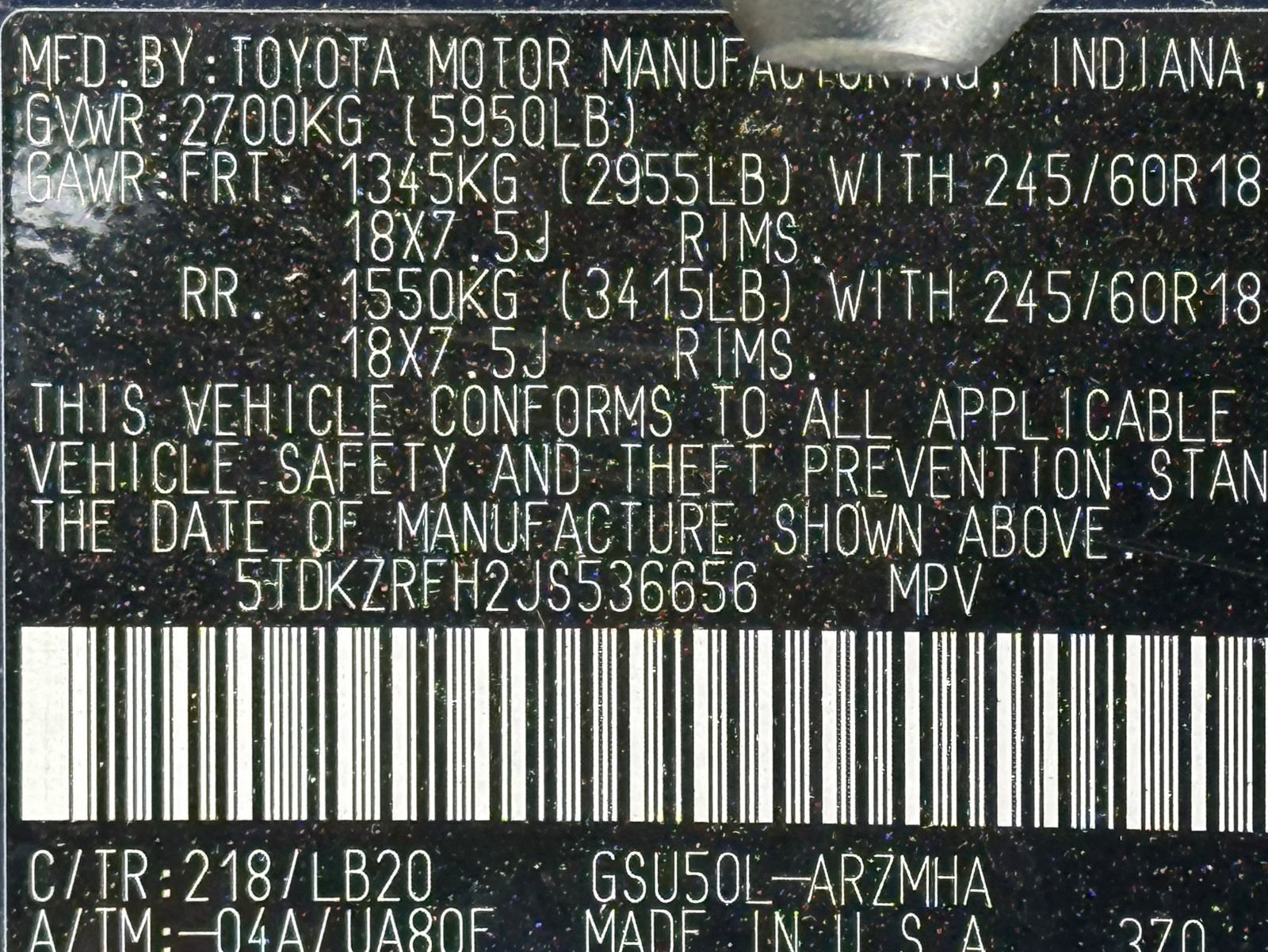 Used 2018 Toyota Highlander XLE FWD image 52