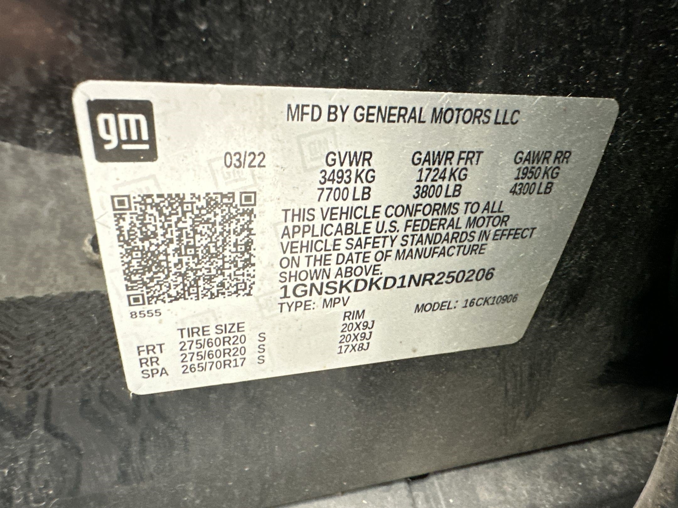 Certified 2022 Chevrolet Suburban Z71 AWD/4WD image 25
