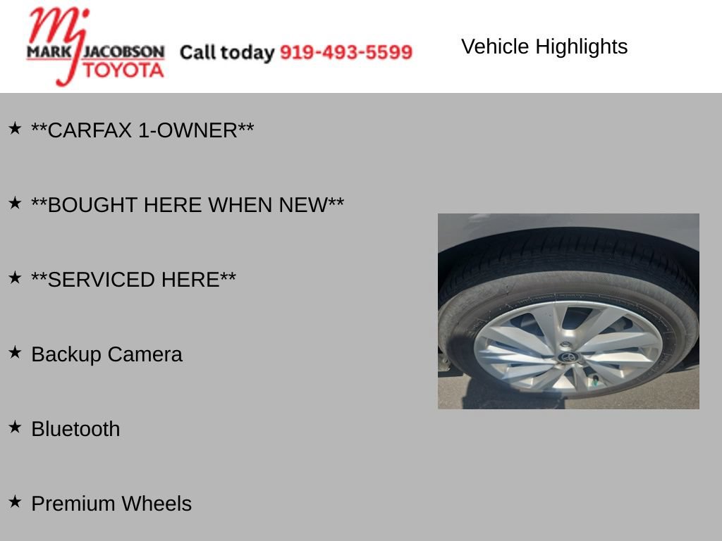 Used 2024 Toyota Camry LE w/ Convenience Package FWD image 7
