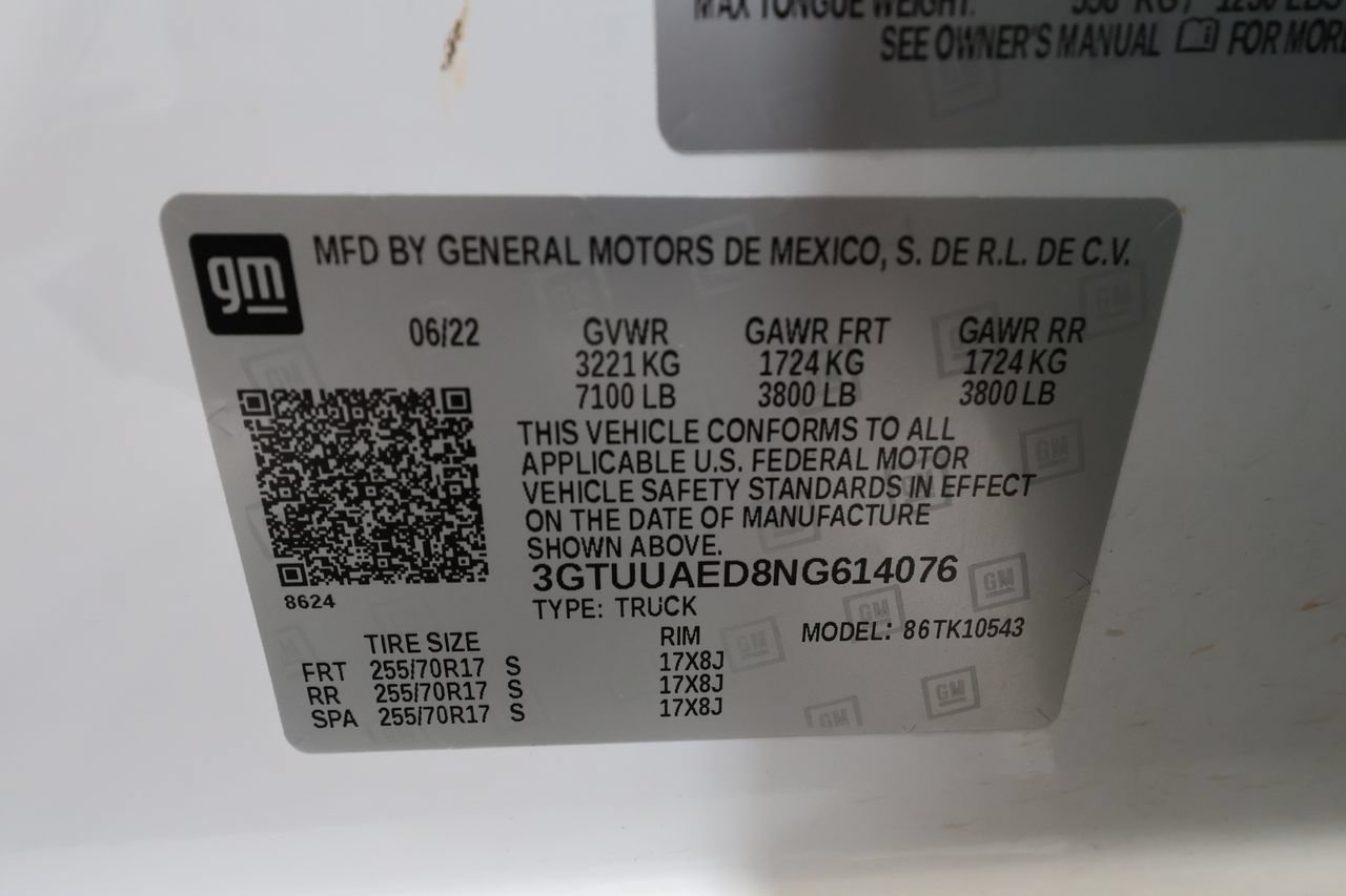 Used 2022 GMC Sierra 1500 Pro w/ Trailering Package AWD/4WD image 19