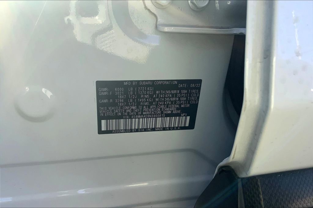 Certified 2022 Subaru Ascent 8-Passenger image 36