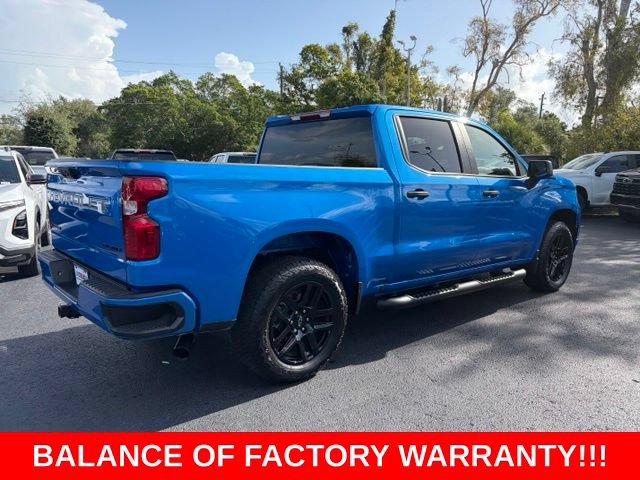 Certified 2025 Chevrolet Silverado 1500 Custom w/ Turbomax Blackout Package RWD image 6