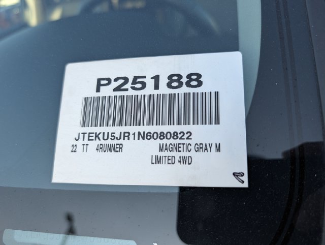 Used 2022 Toyota 4Runner Limited AWD/4WD image 38