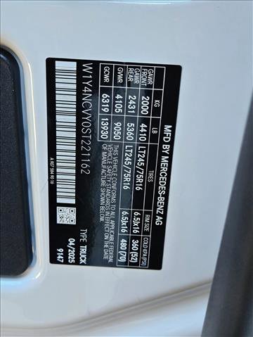 New 2025 Mercedes-Benz Sprinter 2500 image 16